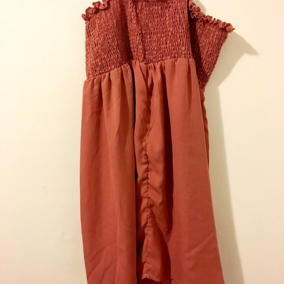 Maternity dress with wine pleats/ Robe de grossesses avec plis de vin - Picture 2 of 5